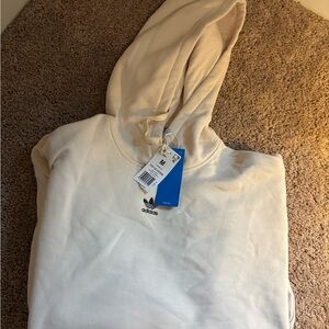 Adidas Men's Off-White Hoodie Sweater